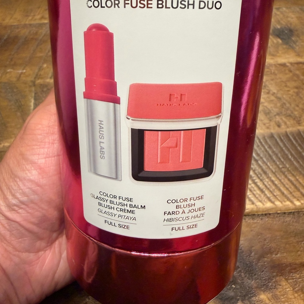 Haus Labs Blush Duo in Glossy Pitaya and Hibiscus Haze - Picture 2 of 2